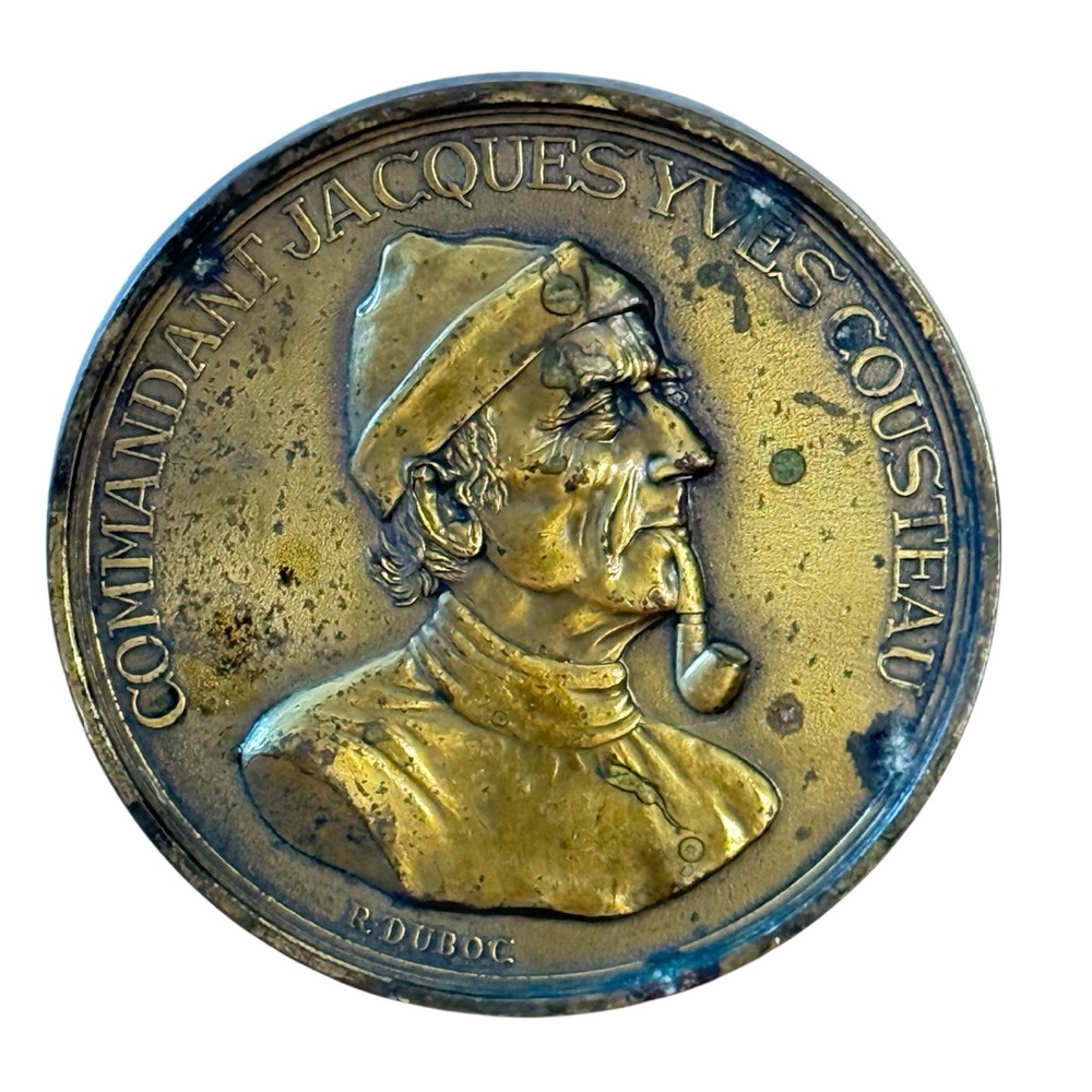 VTG Medal COMMANDER JACQUES YVES COUSTEAU & Research Vessel CALYPSO